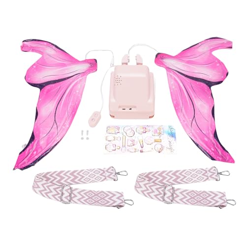 Elektrische Feenflügel, Leuchtende Schmetterlingsflügel für Halloween Valentine Geburtstag Weihnachtsfeier Kostüm Elektrische Feenflügel, Leuchtende Schmetterlingsflügel für Halloween Valentine Geburtstag Weihnachtsfeier Kostüm von Keenso