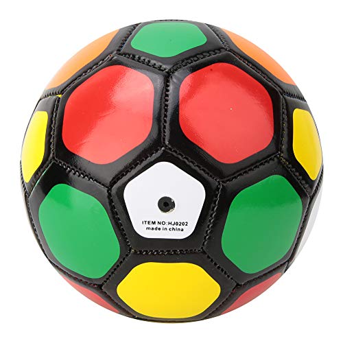 Größe 2 Fußball, Niedlicher Cartoon-Fußball, Sportfußball für Im Innen- und Außenbereich (Bunte Bälle) von Keenso