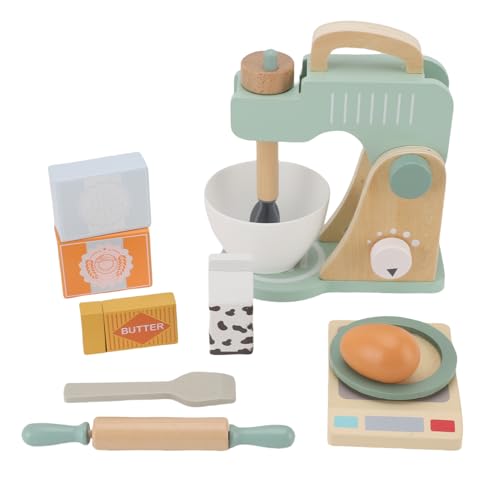 Holzmixer -Set, So Tun, DASS Food -Sets Küchenzubehör für Rollenspiele Spielen von Keenso