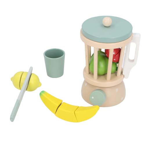 Holzmixerspielzeug, Obstsuicer Maker -Spielzeug für Kleinkindmädchen und Holzmixerspielzeug, Obstsuicer Maker -Spielzeug für Kleinkindmädchen und von Keenso