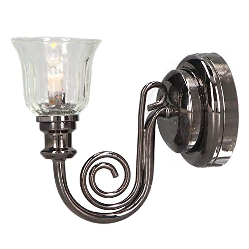 Keenso 1:12 PUPPENHAUS-LED-WANDLEUMENTE, WARME Beleeutung, Vintage-Look, Metall, Puppenhaus-Miniatur-Wandleuchte MIT Batterie für Puppenhaus-Dekoration Keenso 1:12 PUPPENHAUS-LED-WANDLEUMENTE, WARME Beleeutung, Vintage-Look, Metall, Puppenhaus-Miniatur-Wandleuchte MIT Batterie für Puppenhaus-Dekoration von Keenso