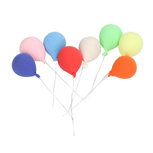 Keenso 1:12 Puppenhaus-Luftballons, Puppenhaus-Dekorationszubehör für Gartendekorationen von Keenso