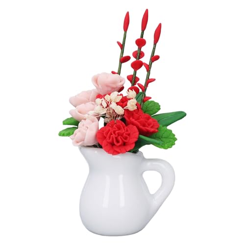 1:12 Puppenhaus-Topfpflanze, Blumenmodell, Miniaturszene, Bonsai-Pflanze für Puppenhaus-Dekoration 1:12 Puppenhaus-Topfpflanze, Blumenmodell, Miniaturszene, Bonsai-Pflanze für Puppenhaus-Dekoration von Keenso