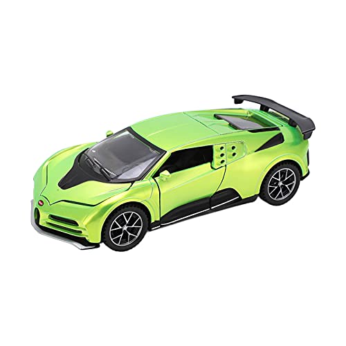 Keenso 1:32 Spielzeugautomodell, Druckguss-Rückziehauto mit Soundlicht für Kindergeschenke (Green) von Keenso