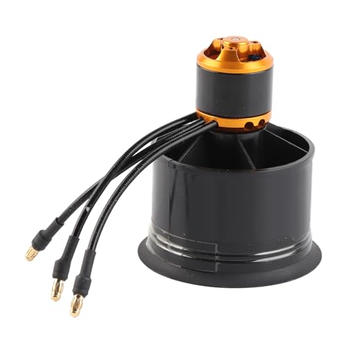 Keenso 2611-5000KV-Motor mit 12 Flügeln, Kanalventilator, 50 Mm EDF-Set, 2611-5000KV-Motor, Bürstenloser Motor, EDF-Kanalventilator-Set für QF26115000KV 34S, Bürstenloser Motor für von Keenso