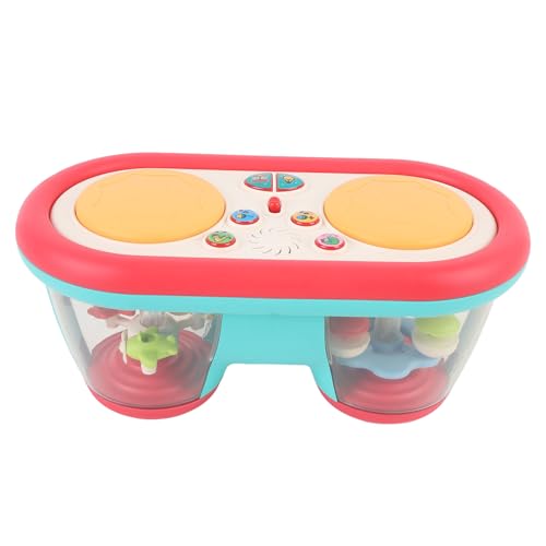 Keenso 3-in-1-musikalische Lustige Handklappe Toy, ABS Baby Musical Toy Multifunktional Percussion für Kleinkinder Frühes Lernen mit Farbenfrohen Lichtern, Ideal für Heimspielgruppen oder (rot und Keenso 3-in-1-musikalische Lustige Handklappe Toy, ABS Baby Musical Toy Multifunktional Percussion für Kleinkinder Frühes Lernen mit Farbenfrohen Lichtern, Ideal für Heimspielgruppen oder (rot und von Keenso