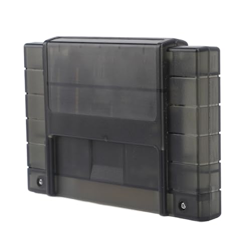 Keenso 3000 in 1 Game -Patrone mit 8 -GB Speicherkarte für SFC Konsole Unterstützt Automatische Speichern und Backup für Besseres Spielerlebnis (Transparentes Schwarz) von Keenso