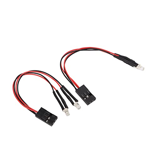 Keenso 4LED Weißes Licht, Hochwertiges LED-Licht für Axial Scx24, Modell Im Maßstab 1/24 1/18 mit Original-Autosimulationsgrad von Keenso