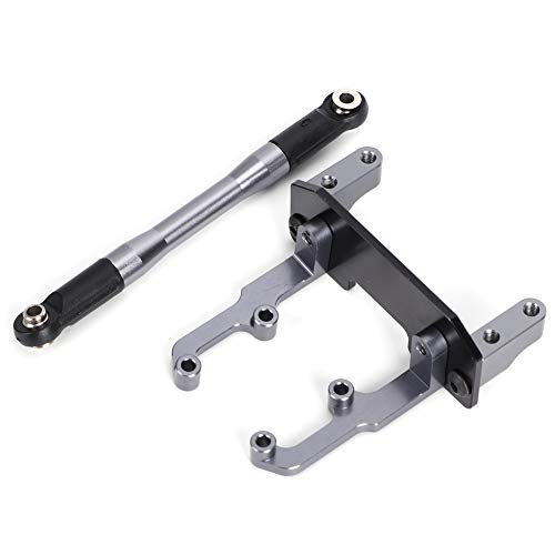 Keenso Aluminum Alloy Servo Stand Mount with Steering Link Rods RC Steering Link Rod Servo Stand Mount, RC Steering Link Rod with Steering Link Rods, Compatible with Axial SCX10 II Keenso Aluminum Alloy Servo Stand Mount with Steering Link Rods RC Steering Link Rod Servo Stand Mount, RC Steering Link Rod with Steering Link Rods, Compatible with Axial SCX10 II von Keenso