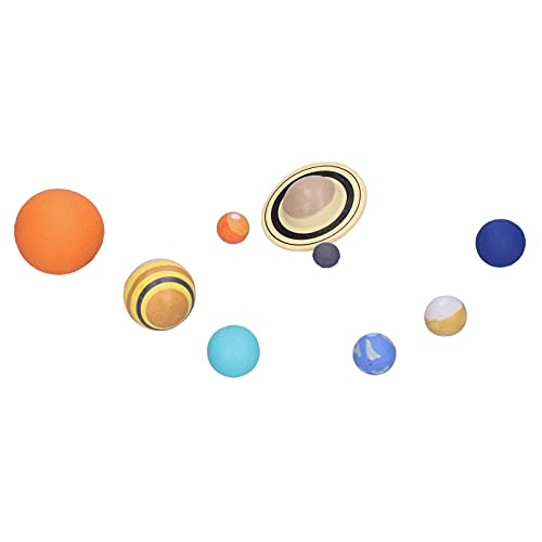 Keenso Astronomy Science Bildungsmodell Spielzeugset, 9PCS-Solarsystem-Lehrmodell für Lernplaneten, Vinylmaterial für Sicherheit, Ungiftig Keenso Astronomy Science Bildungsmodell Spielzeugset, 9PCS-Solarsystem-Lehrmodell für Lernplaneten, Vinylmaterial für Sicherheit, Ungiftig von Keenso