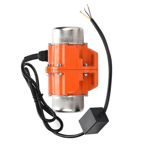 Keenso Asynchroner Lebendiger Motor - Einstellbarer Exzentrizitätsblock, Hohe Temperatur - für Geräte, Aluminiumlegierungsabdeckung Lebensmittelmaschinen (Einphase 100W) von Keenso
