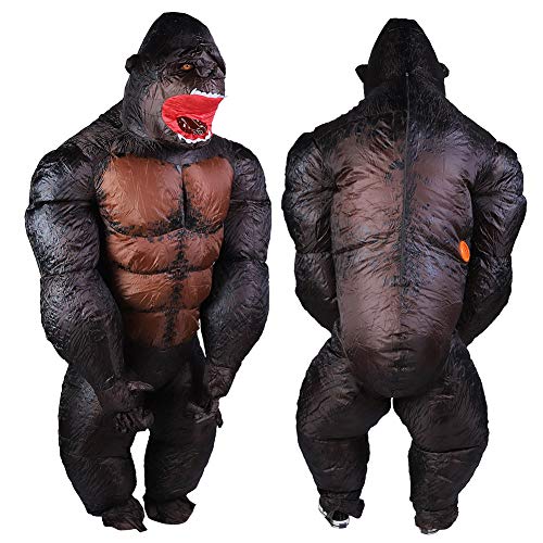 Keenso Aufblasbares Halloween -Kostüm Wasserdichtes Polyester Stoff Halloween für Festivals Partys (X116) von Keenso