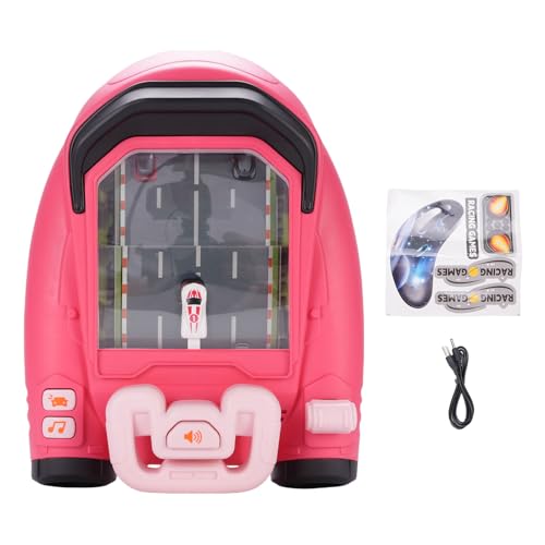 Keenso Auto -Abenteuerspielzeug, Lenkradspielzeug mit Musik für Mädchen Fahren (PINK) von Keenso
