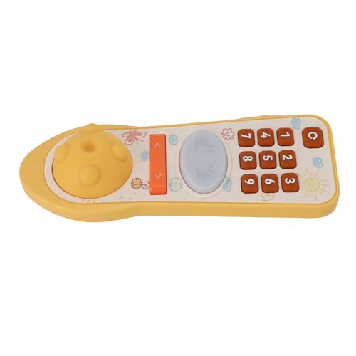 Keenso Baby-TV-Fernspielzeug, Bildungsmusik und Licht Frühes Lernsystem, Kompaktes Rollenspieldesign, für Kleinkinder 6 Bis 36 Monate, Spielen Sie Controller mit Lichtern und Musik mit Geeigneter von Keenso
