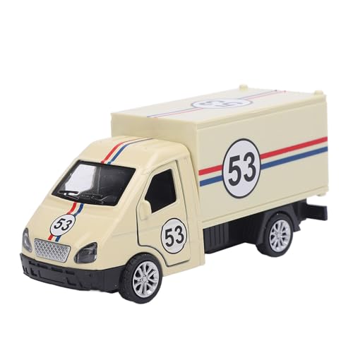 Keenso Container -LKW -Auto, Legierung Truck Model Spielzeug Interaktiver Spielset für 2 Jahre + (Hellgelb) von Keenso