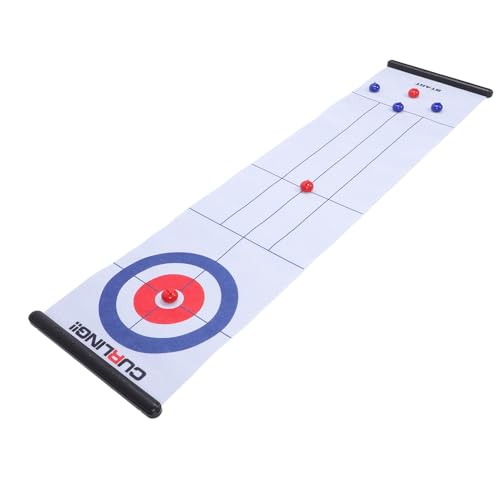 Keenso Curling -Spiel, Tabletop -Spiele Tragbares Familienspiel für den Spaß Im Freien Im Freien von Keenso