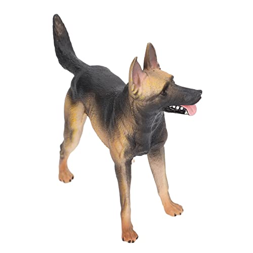 Keenso Deutscher Schäferhund-Hundefigur, Hohe Simulation, Lebensechtes Hundemodell, Frühes Pädagogisches Tierspielzeug von Keenso