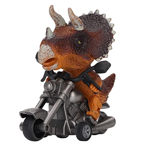Keenso Dinosaurier -Spielzeugautos, Trägheitsträgerin Motorradspielzeug für über 3 Jahre (Yellow) von Keenso