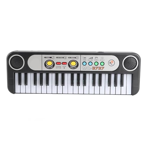 Keenso Electric Digital Key Board Piano Musical Instrumente Kinderspielzeug mit Mikrofon, Wunderbare Musik -Intelligenz -Spielzeuge, Batterie für Innen oder Außenspiele, Geeignet für Kinder, ABS Keenso Electric Digital Key Board Piano Musical Instrumente Kinderspielzeug mit Mikrofon, Wunderbare Musik -Intelligenz -Spielzeuge, Batterie für Innen oder Außenspiele, Geeignet für Kinder, ABS von Keenso