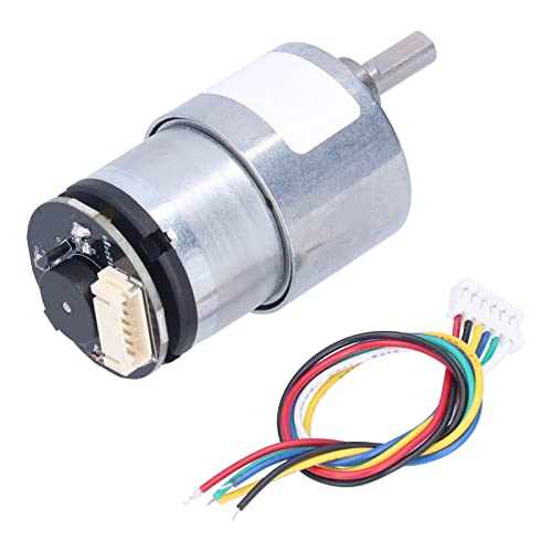 Keenso Elektrische Mikrogeschwindigkeitsreduzierung Motor mit Encoder, Verschleiß-Zahnradmotor für Geräte, DC12V für Automatische Händler (333RPM) von Keenso