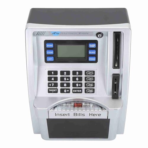 Keenso Elektronische Geldautomatenpiggy Bank Kreatives Passwort Bargeld Kann Selbst Rollende Bargeldsparkasten mit LCD -Bildschirm für ABS+ Elektronische Komponenten Keenso Elektronische Geldautomatenpiggy Bank Kreatives Passwort Bargeld Kann Selbst Rollende Bargeldsparkasten mit LCD -Bildschirm für ABS+ Elektronische Komponenten von Keenso