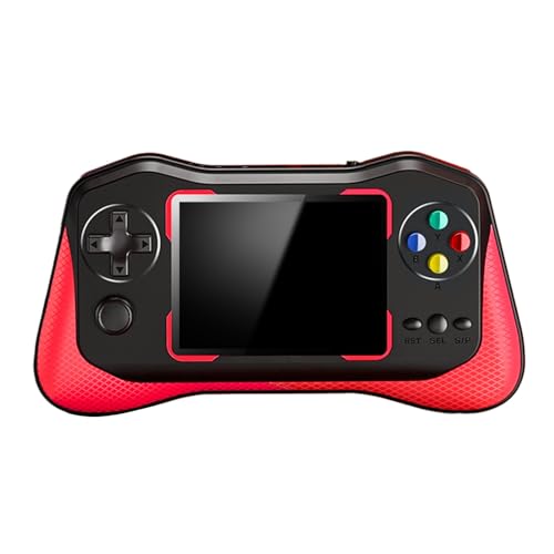 Keenso Handheld-Spielekonsole mit Vorinstallierten 500 Spielen, Retro-Game-Player Als Geschenk (Rot) von Keenso