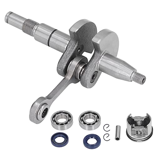 Keenso Kurbelwellen -Kurbelwellenkolbenkit für MS170 017 37 Mm Kettensäge, Schiebendesign, Einfache Installation von Keenso