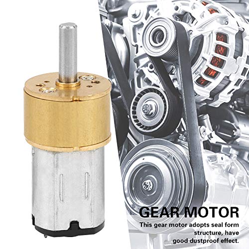 Keenso N20 N20 DC6V Motor 14 Mm Verschleiß Resistent mit Metall: Niedriger Geschwindigkeit, Niedriger Verlust, Roboter (6 V 100 U/min) von Keenso