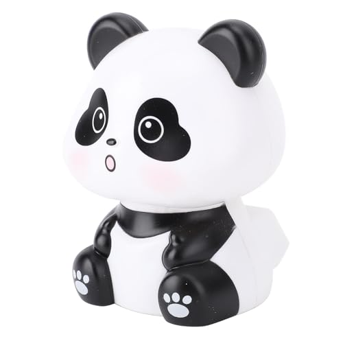 Keenso Panda Car Ornament, Solarbetriebene Panda -Ornament Automatisch Nicken Süße Autodekoration Panda Figur für Auto Dashboard -Büro Schreibtisch (Tippe A) von Keenso