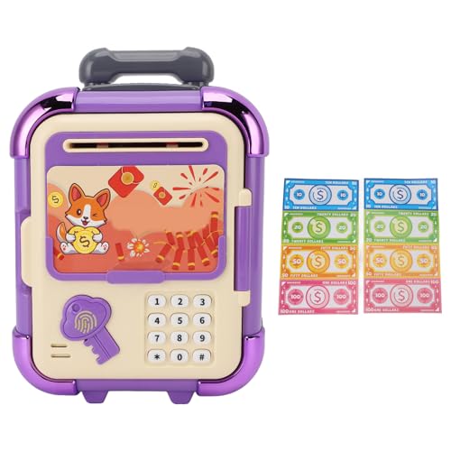 Keenso Piggy Bank, Elektronische Passwortcode Geldbank für und Mädchen (Purple) von Keenso