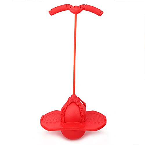 Keenso Pogo -Jumper, Pogo -Stick mit Griff und Ballpumpe für und Erwachsene (Rot) von Keenso