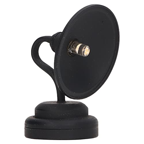 Keenso 1:12 Puppenhaus Mini Vintage LED Wandleuchte - Schwarz, Metall, Vintage-Stil - Geeignet für Schlafzimmer, Wohnzimmer und Küche und zu demontieren von Keenso