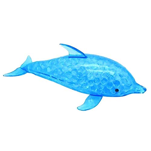 Quetschbares Delfin-Perlenspielzeug für Freunde-Fans, Lindert Stress und Dekompressions-Entlüftungsspielzeug (Delfin) von Keenso