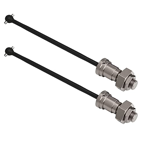 Keenso RC -Antriebswelle, 1Pair Vordere Heckwelle CVD Dogbone Upgrade Teil für Xmaxx 1/5 Auto (7750t Titaniumgrau) von Keenso