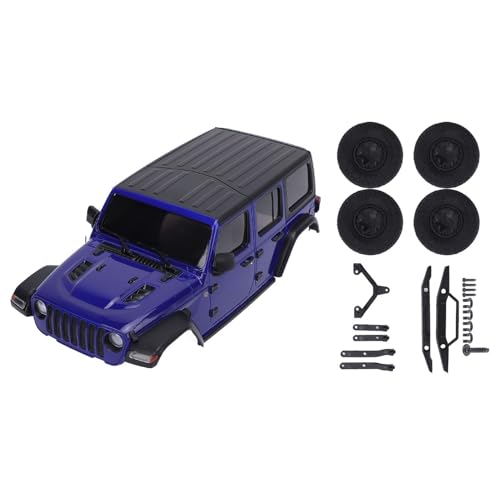 Keenso RC -Körperschale, 1/24 RC -Auto Hartkörperschale Abdeckung für Axiale SCX24 (Blue) von Keenso