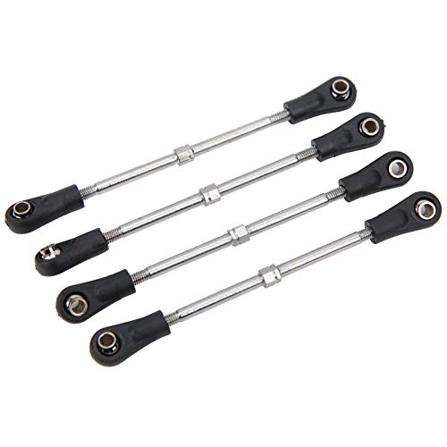 Keenso RC-Lenkstange, 4-teilige Einstellbare Metalllenkstange Fernbedienung Auto-Lenkstange RC-Auto-Upgrade-Teil für Trunk/Racing Truck 1/10 RC-Modell Automodellzubehör Keenso RC-Lenkstange, 4-teilige Einstellbare Metalllenkstange Fernbedienung Auto-Lenkstange RC-Auto-Upgrade-Teil für Trunk/Racing Truck 1/10 RC-Modell Automodellzubehör von Keenso
