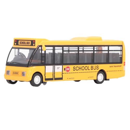 Keenso Schulbusspielzeug Sterben Castfahrzeuge und Ziehen Busfahrzeuge für Zurück von Keenso