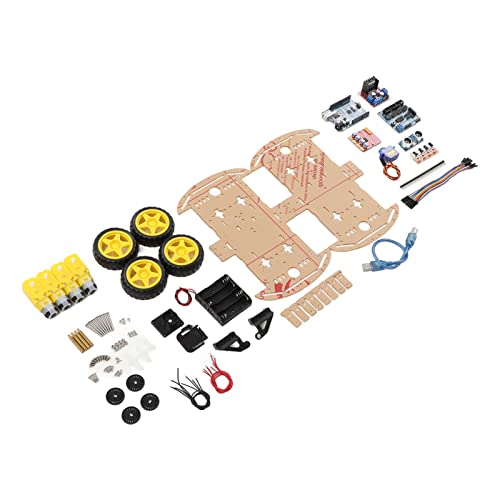 Keenso Verfolgung von Motorautos -Chassis -Kit mit Batteriefächern für 4WD Roboter mit Switch Control für STEM Projekte, Hoch Integriert Keenso Verfolgung von Motorautos -Chassis -Kit mit Batteriefächern für 4WD Roboter mit Switch Control für STEM Projekte, Hoch Integriert von Keenso