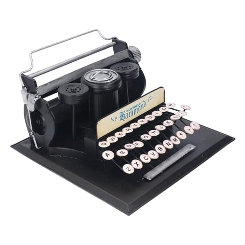 Keenso Vintage-Schreibmaschinenmodell, Metall-Schreibmaschinen-Dekor für Zuhause, Büro, Bar-Dekoration von Keenso