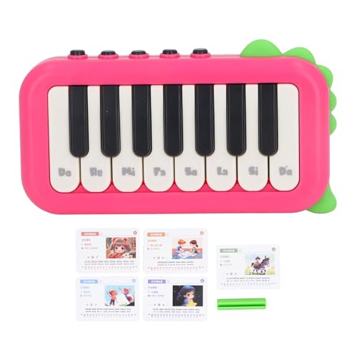 Kinder-Klaviertastatur, Kinder-Taschenklaviertastatur, Miniatur, 15 Tasten, Pädagogische Musikinstrumente, Klavier für Anfänger (2) von Keenso