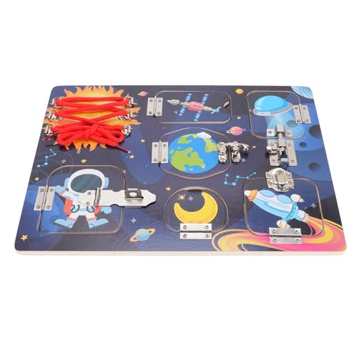 Verriegelte Board Sensory Aktivitätsspielzeug, Geschäftiges Board, Kleinkindspielzeug für 3+ Im Alter von 3 Jahren Verriegelte Board Sensory Aktivitätsspielzeug, Geschäftiges Board, Kleinkindspielzeug für 3+ Im Alter von 3 Jahren von Keenso