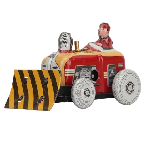 Vintage Small Pushdozer Wind -up -Spielzeug, Retro -Blechspielzeug Nostalgische Kreative Requisiten Sammlerkinder Anwesend, Vintage Charm Tin Toy Dekoration Vintage Small Pushdozer Wind -up -Spielzeug, Retro -Blechspielzeug Nostalgische Kreative Requisiten Sammlerkinder Anwesend, Vintage Charm Tin Toy Dekoration von Keenso