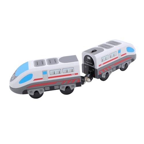 Zugzeugset Spielzeug, 2pcs Hochgeschwindigkeitslokomotive -Spielzeug Batteriebetriebene Automatische Zugspielzeugset für Jungenmädchen von Keenso
