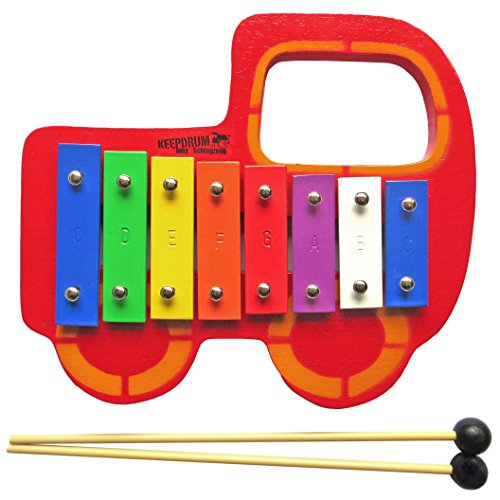 keepdrum Glockenspiel für Kinder Auto Musikspielzeug von keepdrum