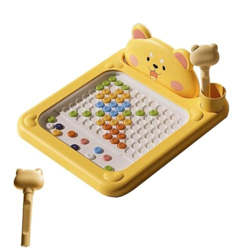 Cartoon Magnetic Drawing Board, Shiba Bear Dot Art Design,Magnetic Painting Board,große magnetische mit Stift, Magnetisches Bohnen Zeichenbrett,Montessori Interessens-Reispielzeug für Kinder (Hund, S) Cartoon Magnetic Drawing Board, Shiba Bear Dot Art Design,Magnetic Painting Board,große magnetische mit Stift, Magnetisches Bohnen Zeichenbrett,Montessori Interessens-Reispielzeug für Kinder (Hund, S) von Keeplus