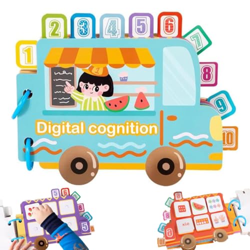 Color Sorting Quiet Paste Book, Digital Cognition Busy Book, Montessori Busy Board, Activity Board & Busy Book, Montessori Spielzeug, Kleinkind Spielzeug & Motorikspielzeug, Busy Boards (A) von Keeplus