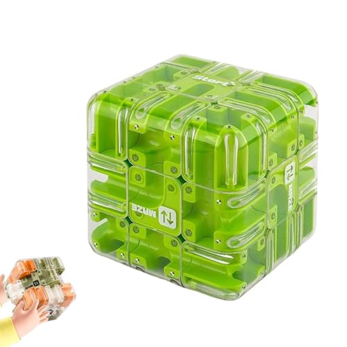Großer 3D-Puzzle-Labyrinth-Würfel - Fesselndes Denksportspielzeug, Maze Cube – Puzzle des Labyrinths, 3D-Puzzle des Zerebralteasers, Puzzles Ball für die, quadratisches Labyrinth-Spielzeug (C) von Keeplus