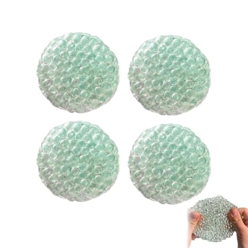 Handmade Pressure Relief Balls, Stress Relief Balls for Hands, Stressball, Anti Stress Spielzeug Bälle, Antistressbälle, Sensory Fidget Balls, Anti Stress Squeeze Traubenbälle für Kinder (4Stk-Grün) Handmade Pressure Relief Balls, Stress Relief Balls for Hands, Stressball, Anti Stress Spielzeug Bälle, Antistressbälle, Sensory Fidget Balls, Anti Stress Squeeze Traubenbälle für Kinder (4Stk-Grün) von Keeplus