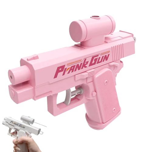 Prank Water Gun, Prank Gun, Prank Two-Way Water Gun, Reverse Wasser Pistolen, kreative Witze Kampf Spielzeug Wasser Pistolen Kampf, Wasserpistole für Kinder, Streich-Wasserpistole für Sommer (Rosa) von Keeplus
