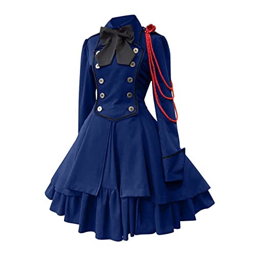 Karnevalskleider Damen Mittelalter Halloween Kleider Damen Stil langer Rock Gothic Renaissance Mittelalter Kostüm Damen Vintage Kleid Cosplay Party Kostüm Karnevalskleider Damen Mittelalter Halloween Kleider Damen Stil langer Rock Gothic Renaissance Mittelalter Kostüm Damen Vintage Kleid Cosplay Party Kostüm von Keerlonno